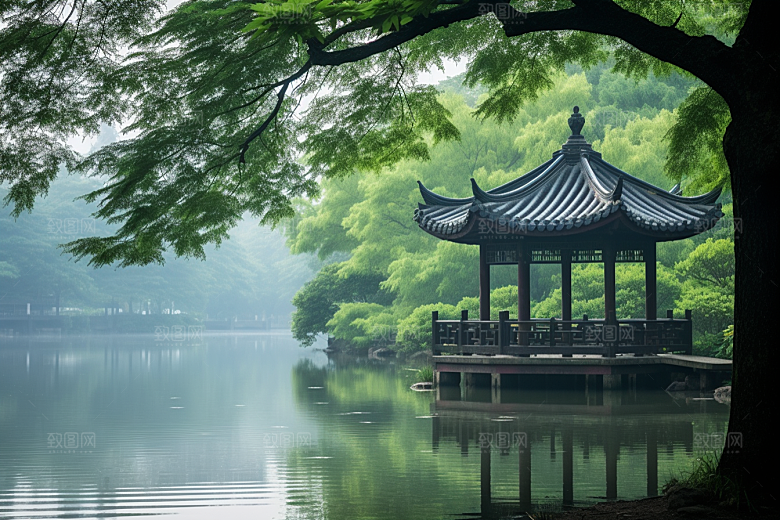 杭州城市风光旅游旅行摄影图