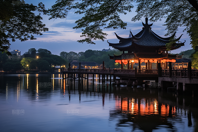 杭州城市风光风景旅游摄影图