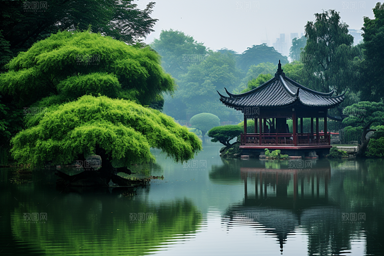 杭州城市风光风景旅游摄影图