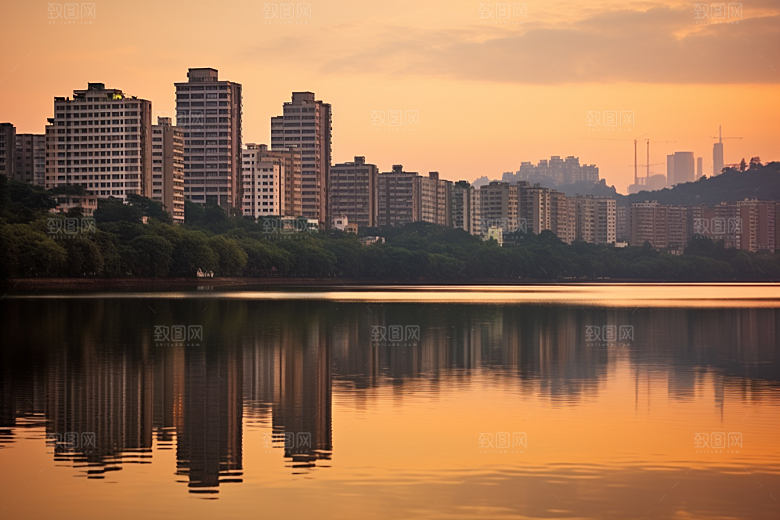 杭州城市风光旅行旅游摄影图