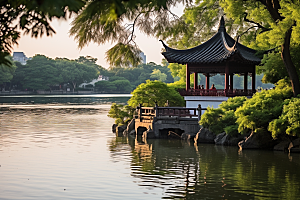 杭州城市风光风景高清摄影图