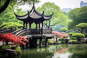 杭州城市风光风景高清摄影图