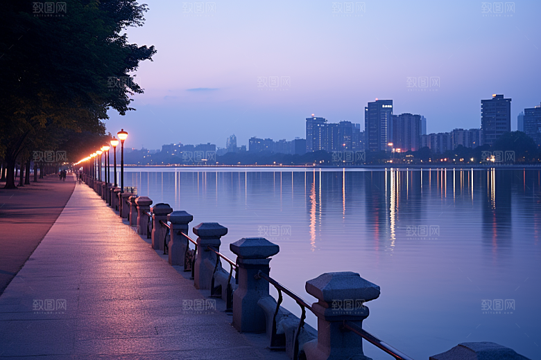 杭州城市风光风景南宋古都摄影图