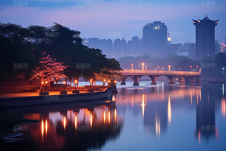 杭州城市风光风景旅游摄影图