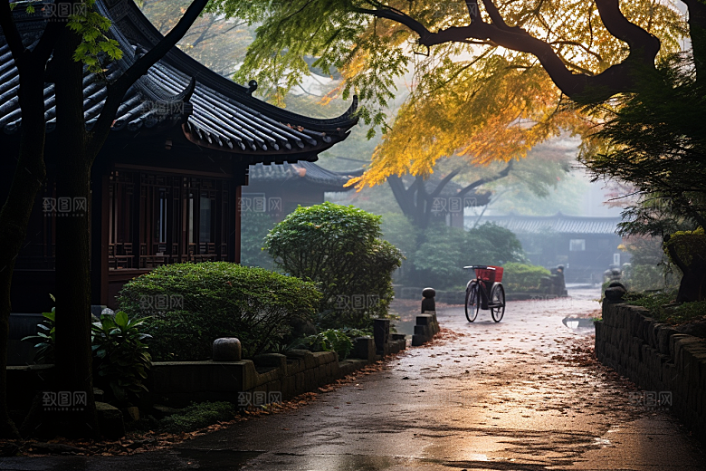 杭州城市风光旅行旅游摄影图