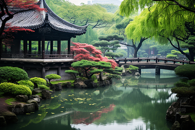 杭州城市风光风景旅游摄影图