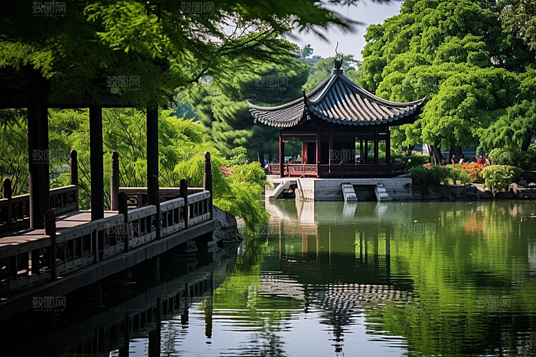 杭州城市风光旅行风景摄影图