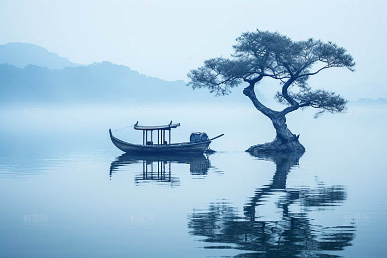 杭州城市风光旅行风景摄影图