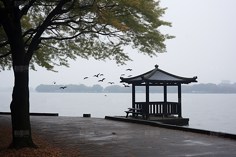 杭州城市风光景色江南摄影图