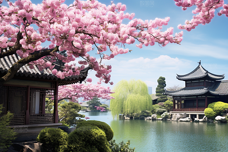 杭州城市风光旅行旅游摄影图