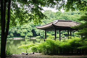 杭州城市风光风景景色摄影图