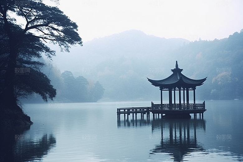 杭州城市风光都市风景摄影图