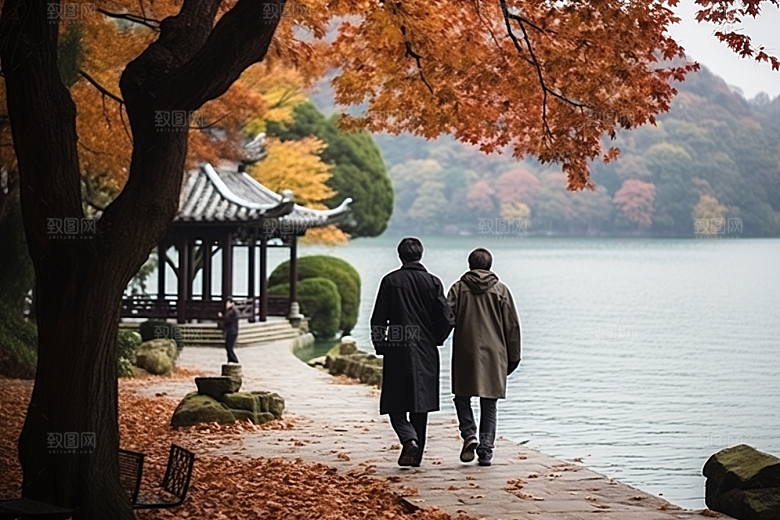 杭州城市风光都市高清摄影图