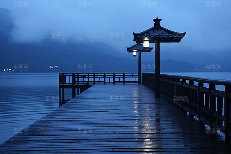 杭州城市风光高清景色摄影图