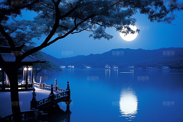 杭州城市风光风景景色摄影图