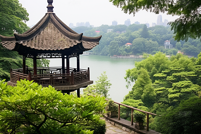 杭州城市风光高清旅游摄影图