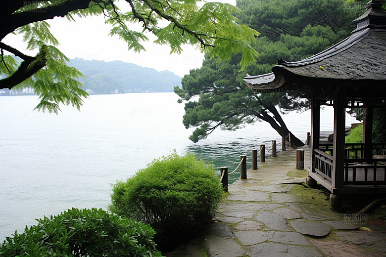 杭州城市风光国内游旅行摄影图