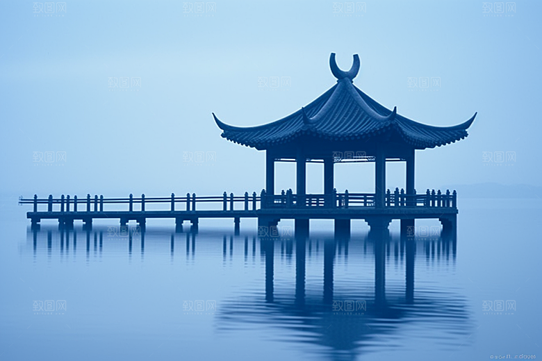 杭州城市风光风景南宋古都摄影图