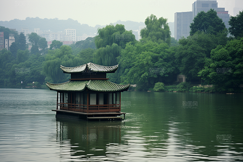 杭州城市风光景点高清摄影图