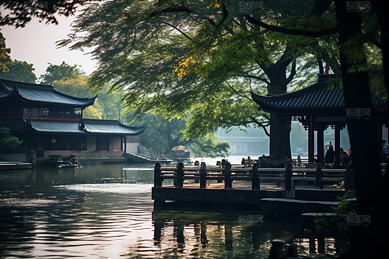 杭州城市风光风景高清摄影图