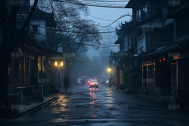 杭州城市风光旅游景色摄影图