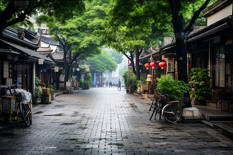 杭州城市风光高清风景摄影图