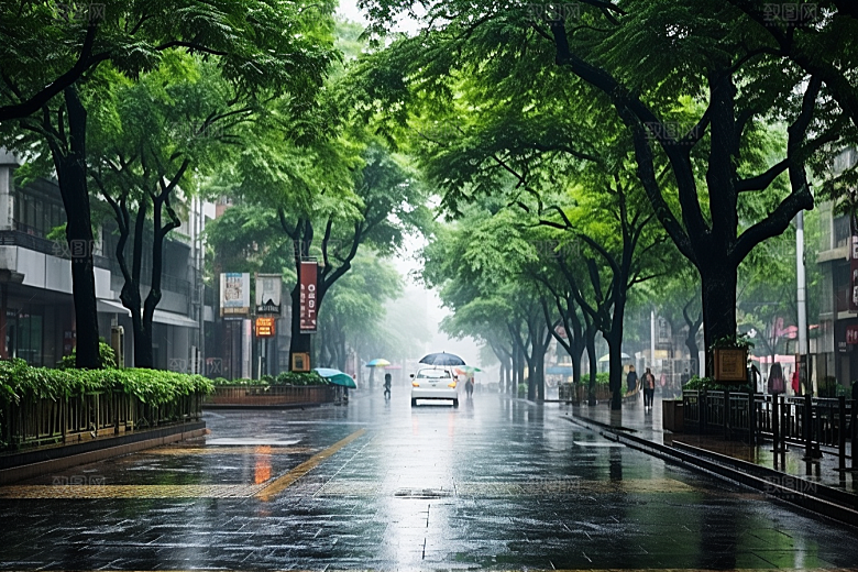 杭州城市风光风景国内游摄影图
