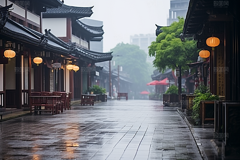 杭州城市风光风景景色摄影图
