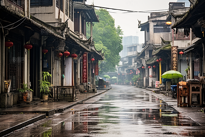 杭州城市风光高清都市摄影图