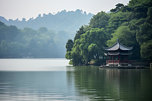 杭州城市风光风景旅行摄影图