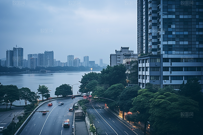 杭州城市风光旅游高清摄影图