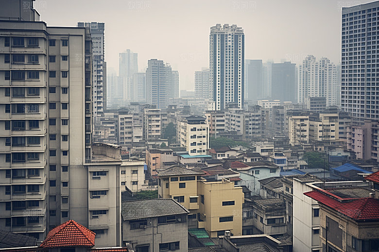 杭州城市风光南宋古都江南摄影图