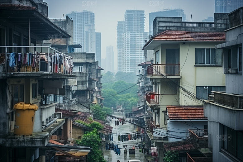 杭州城市风光国内游旅行摄影图