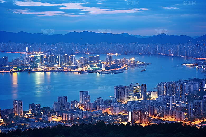 杭州城市风光旅游南宋古都摄影图