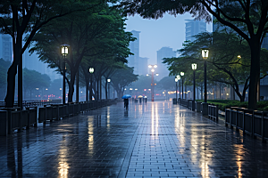 杭州城市风光旅行景色摄影图