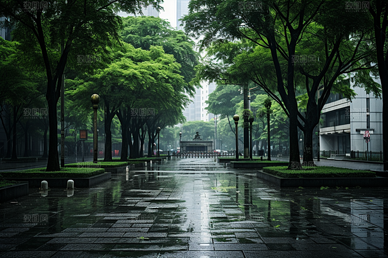 杭州城市风光风景南宋古都摄影图