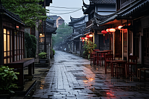 杭州城市风光江南旅行摄影图