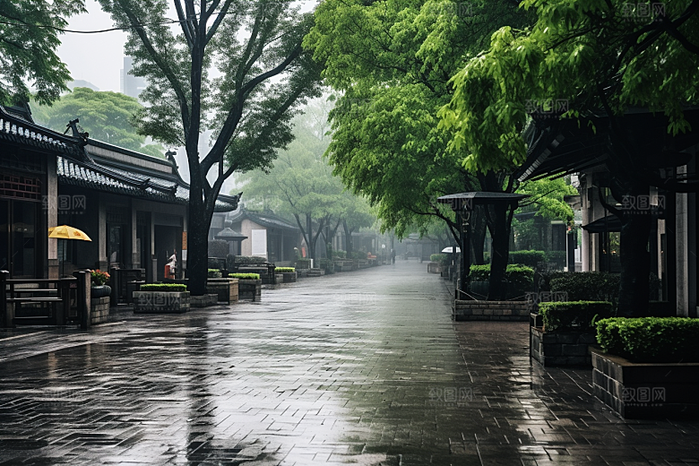 杭州城市风光景色风景摄影图