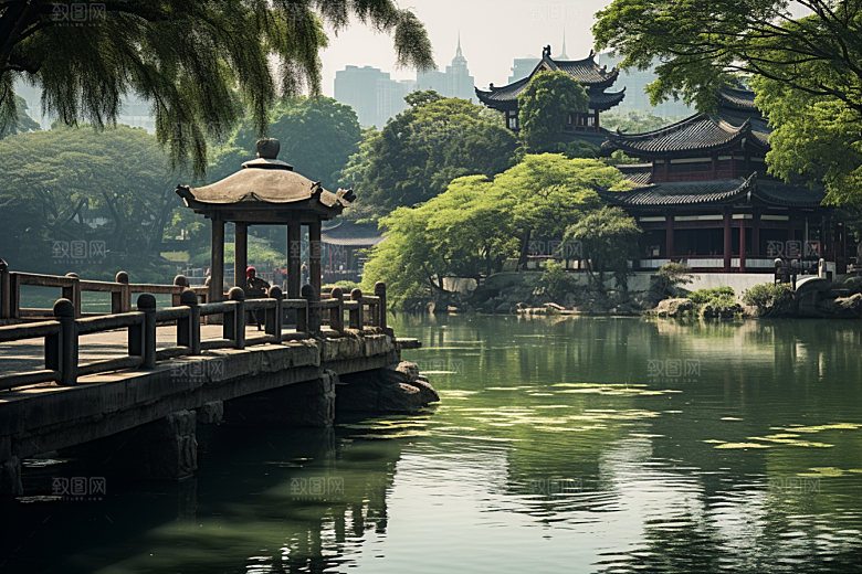 杭州城市风光高清旅游摄影图