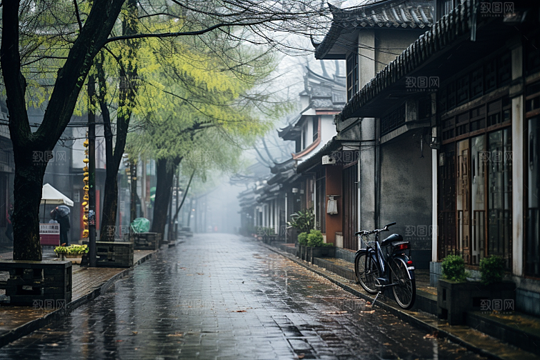杭州城市风光地标南宋古都摄影图