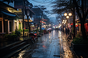 杭州城市风光风景景色摄影图