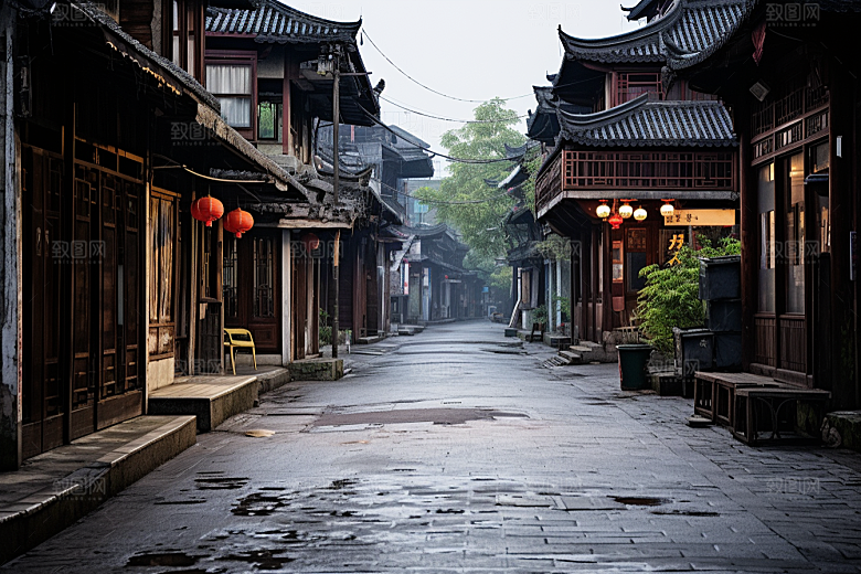 杭州城市风光风景都市摄影图