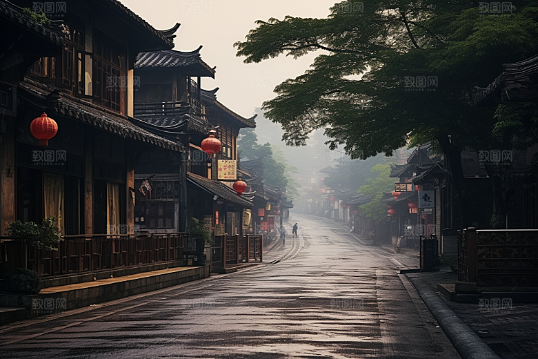 杭州城市风光旅行景色摄影图