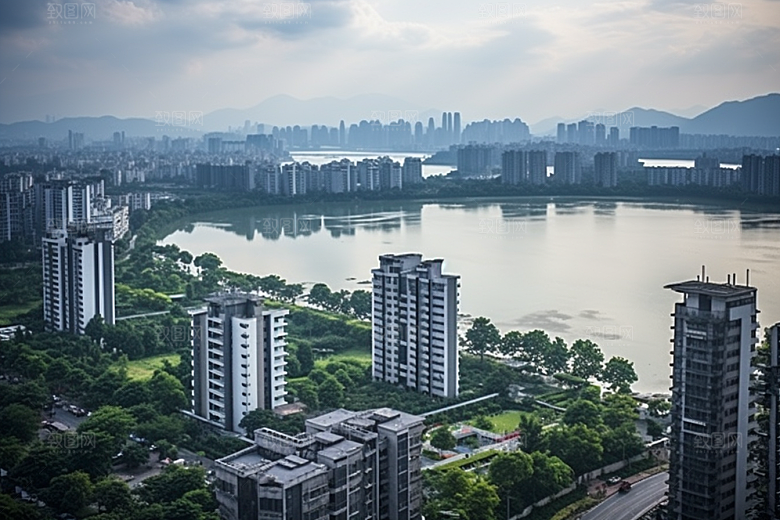 杭州城市风光旅游南宋古都摄影图
