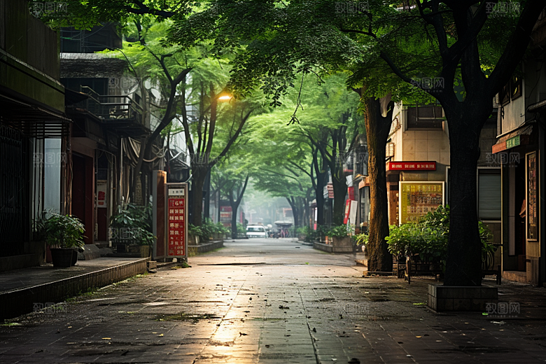 杭州城市风光高清景点摄影图