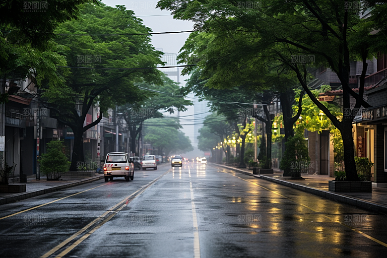 杭州城市风光地标旅行摄影图