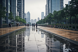 杭州城市风光高清地标摄影图