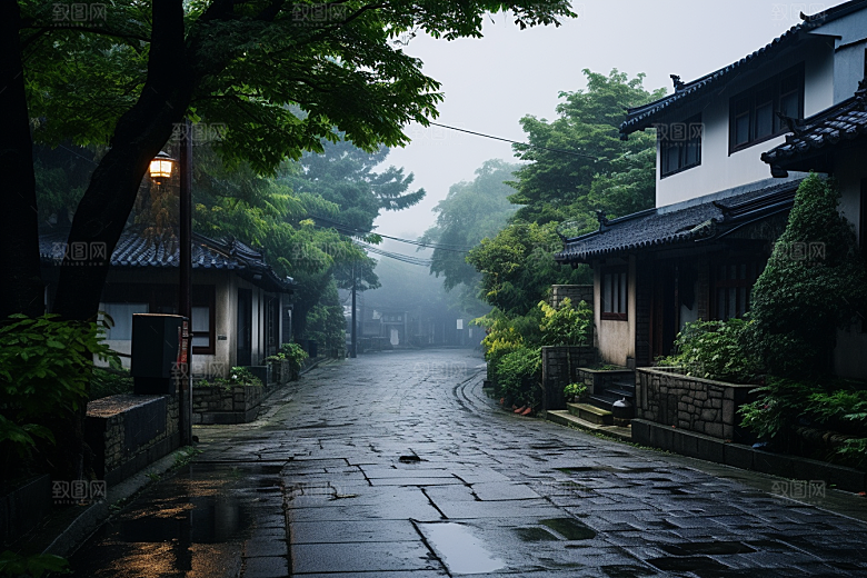杭州城市风光景点景色摄影图