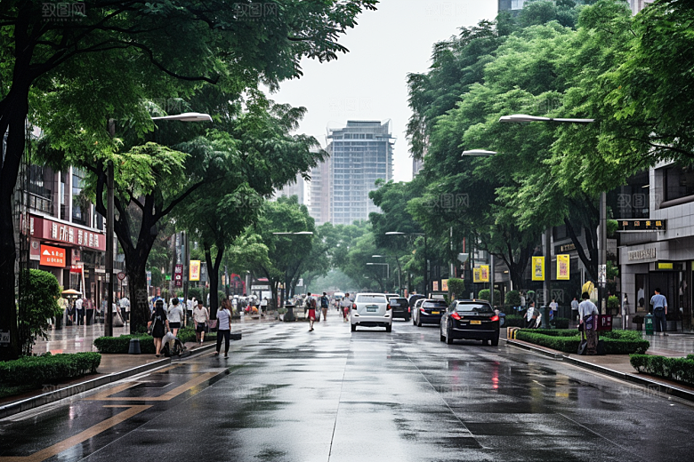 杭州城市风光旅行南宋古都摄影图