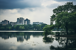 杭州城市风光风景江南摄影图